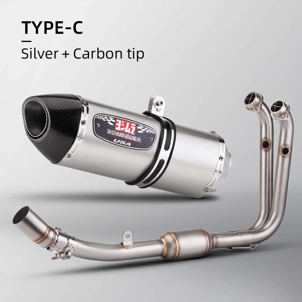 Front Pipe Connection Pipe Connect Original Complete Motorcycle Exhaust System For CFMOTO CF450SR 450SR System Escape 51MM