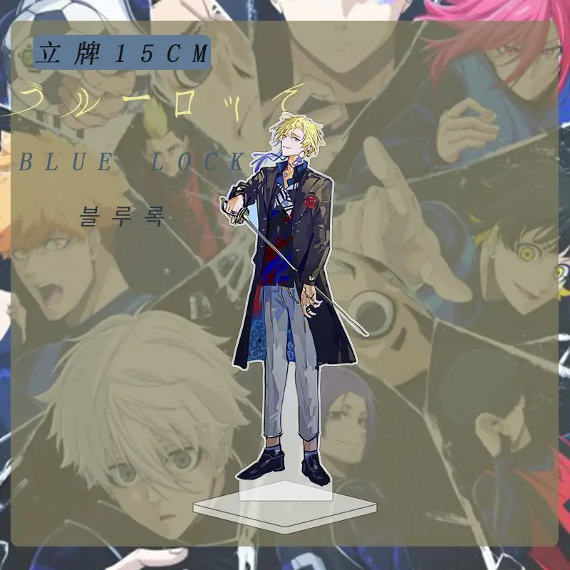 B-E-CK Bachira Meguru Chigiri Hyoma Nagi Seishiro Anime Acryl Stand Figuur Staande Model Ornamenten Meisje Verjaardagscadeau