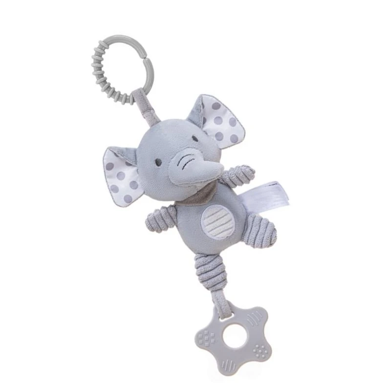 G2te Culla per neonati attorno giocattolo appeso alla decorazione con ciondolo per elefante teether