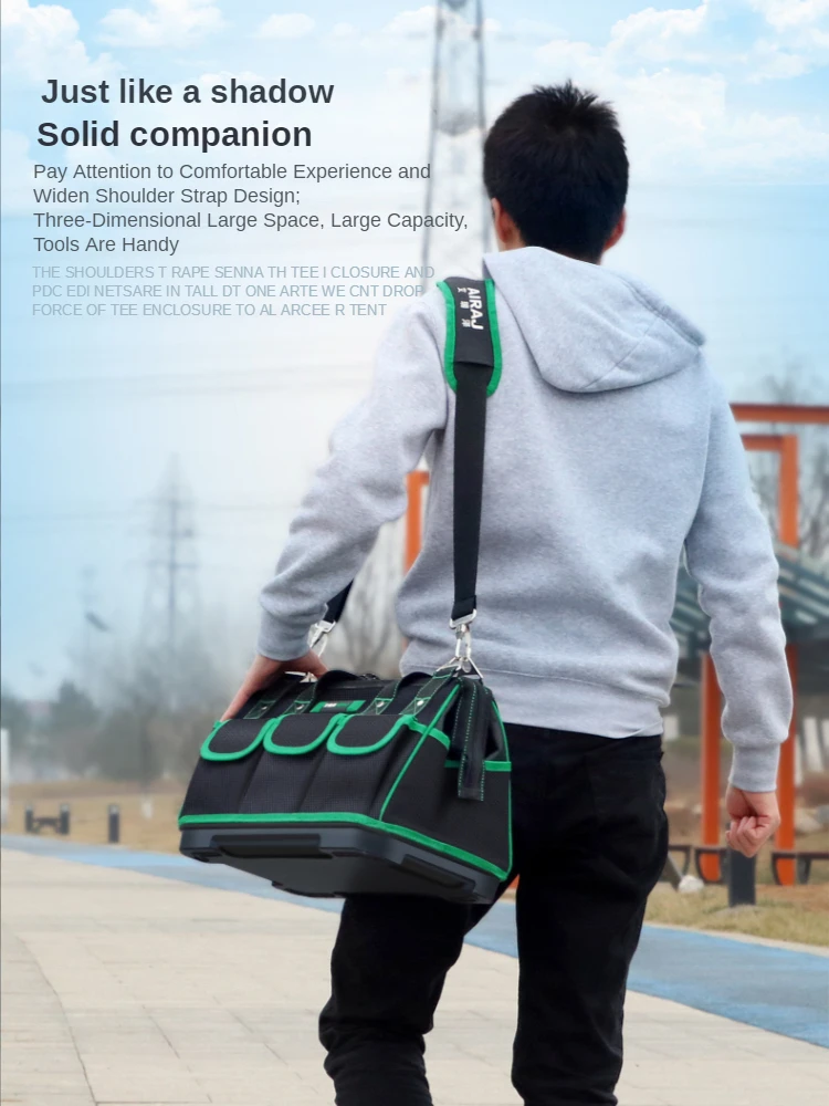 Large Capacity Tool Bag Waterproof Hand Multi Pocket Multi Function Electricien Tool Bag Case Sac A Outils Tools Storage