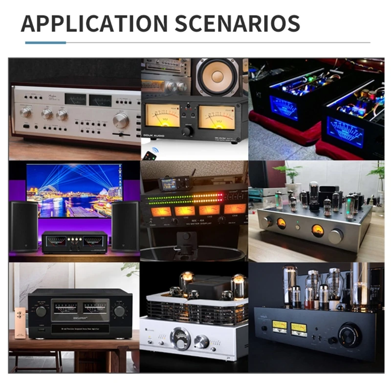 

DC/AC 12-18V VU Meter Driver Board High & Low Frequency Switching PCB Board Tube Amplifier DB Level Ammeter Durable A0KF