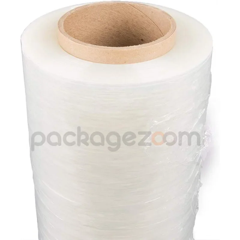 Pre Stretched 17” x 1500 ft 8 Rolls Stretch Wrap Film Clear Cling Plastic Moving and Packaging Stretch Wrap