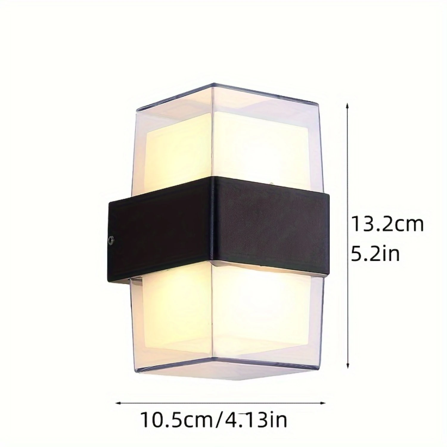 New High-Quality, Modern, and Energy Efficient Waterproof LED Wall Light with Nordic Style for Outdoor and Indoor Use - Stylish,