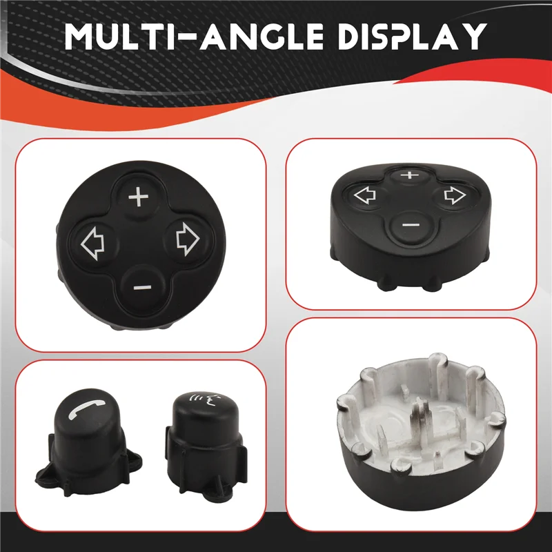 For MINI Cooper R55 R56 R57 R58 R59 R60 Volume Control Steering Wheel Switch Button Cover Multifunction