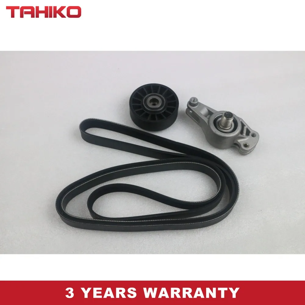 V-Ribbed Belt Tensioner Pulley Fit for Mercedes Benz W124 W463 W201 W202 6PK2120