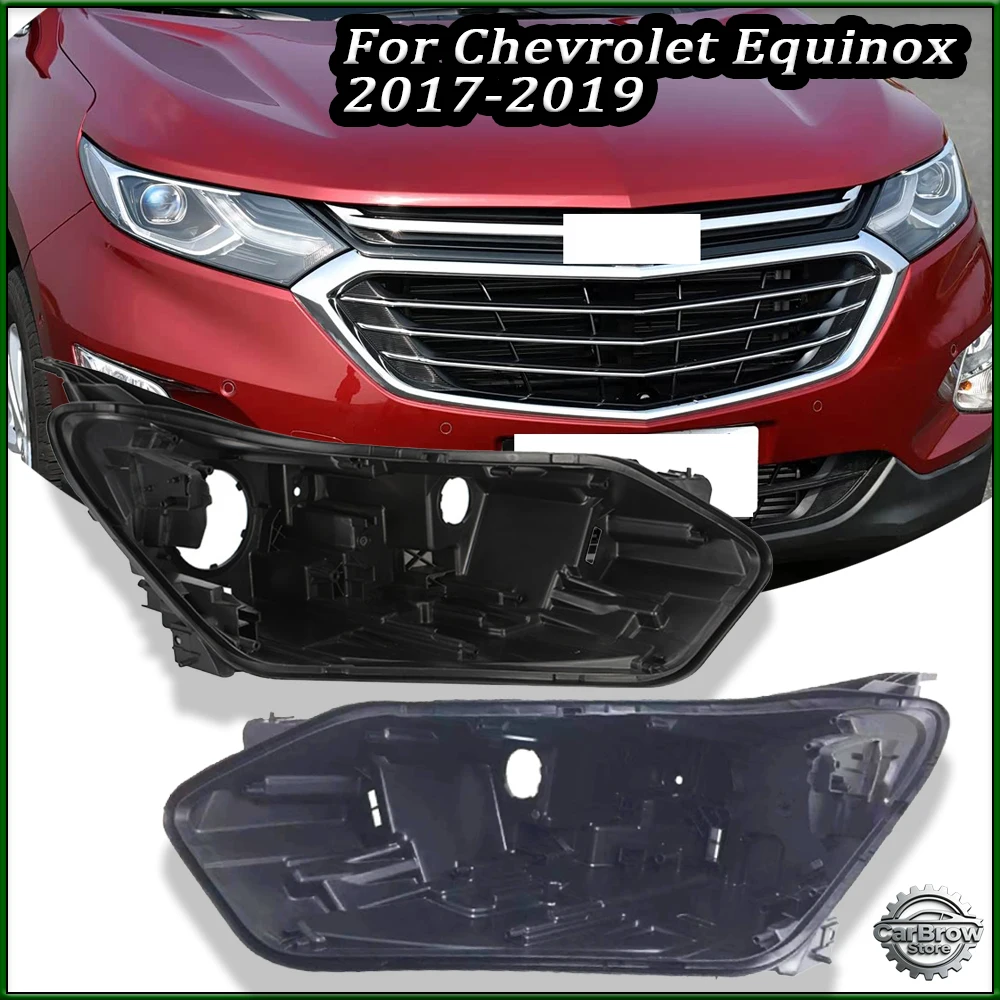 

Headlight Rear Shell For Chevrolet Equinox 2017-2019 Headlamp Base Replace Headlight House Black Rear Shell