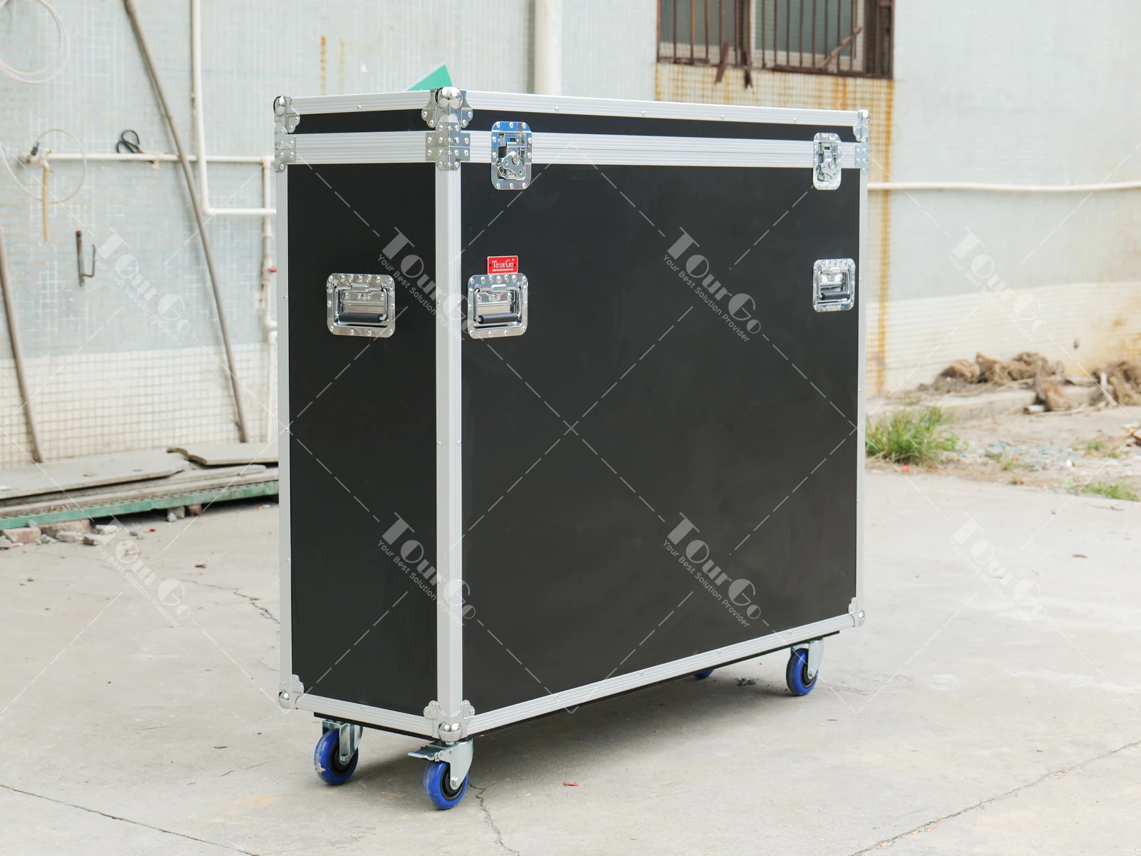 Casos de vôo para tv de 65 "led 55 polegadas elétrica motorizada tv elevador plasma tv voo case