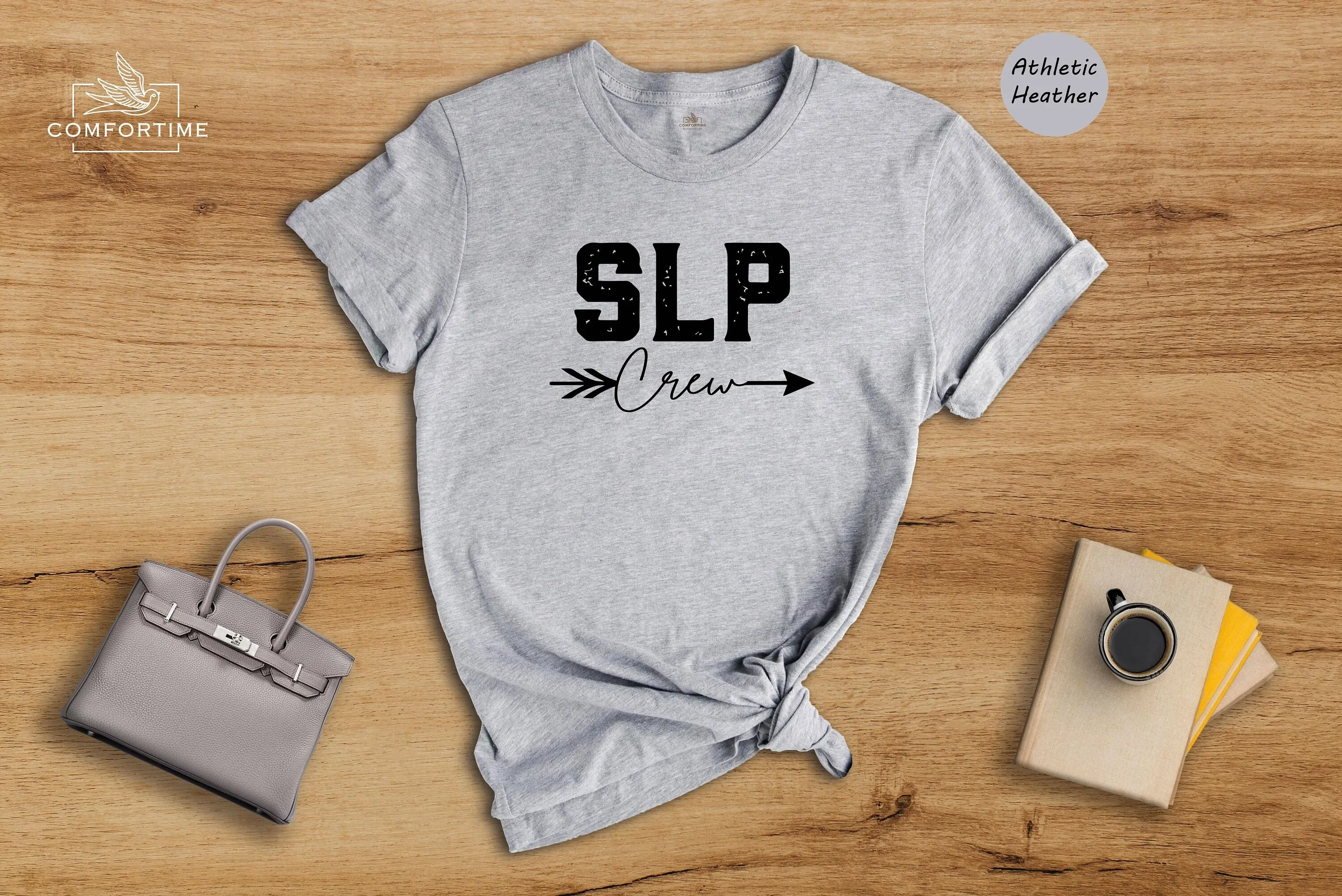 Speech Language PathologisT T Shirt Therapy SLP Crew Pathology
