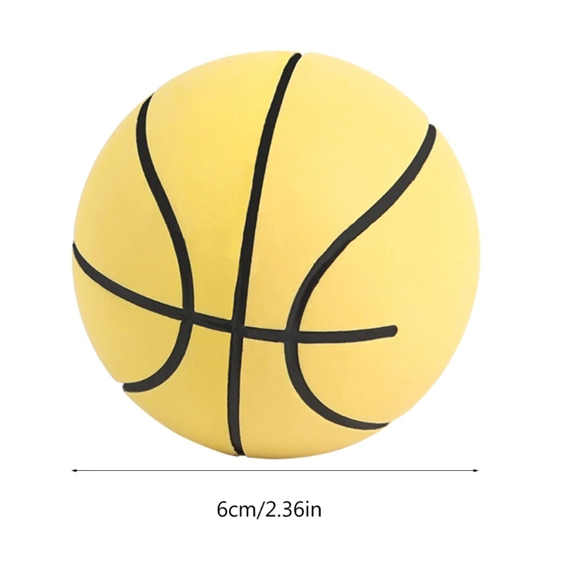 Mini-Gummi-Sportball, Quetschball, Angst- und Stressabbauball, Mini-Basketball-Stressbälle, Mini-Basketball-Partygeschenk