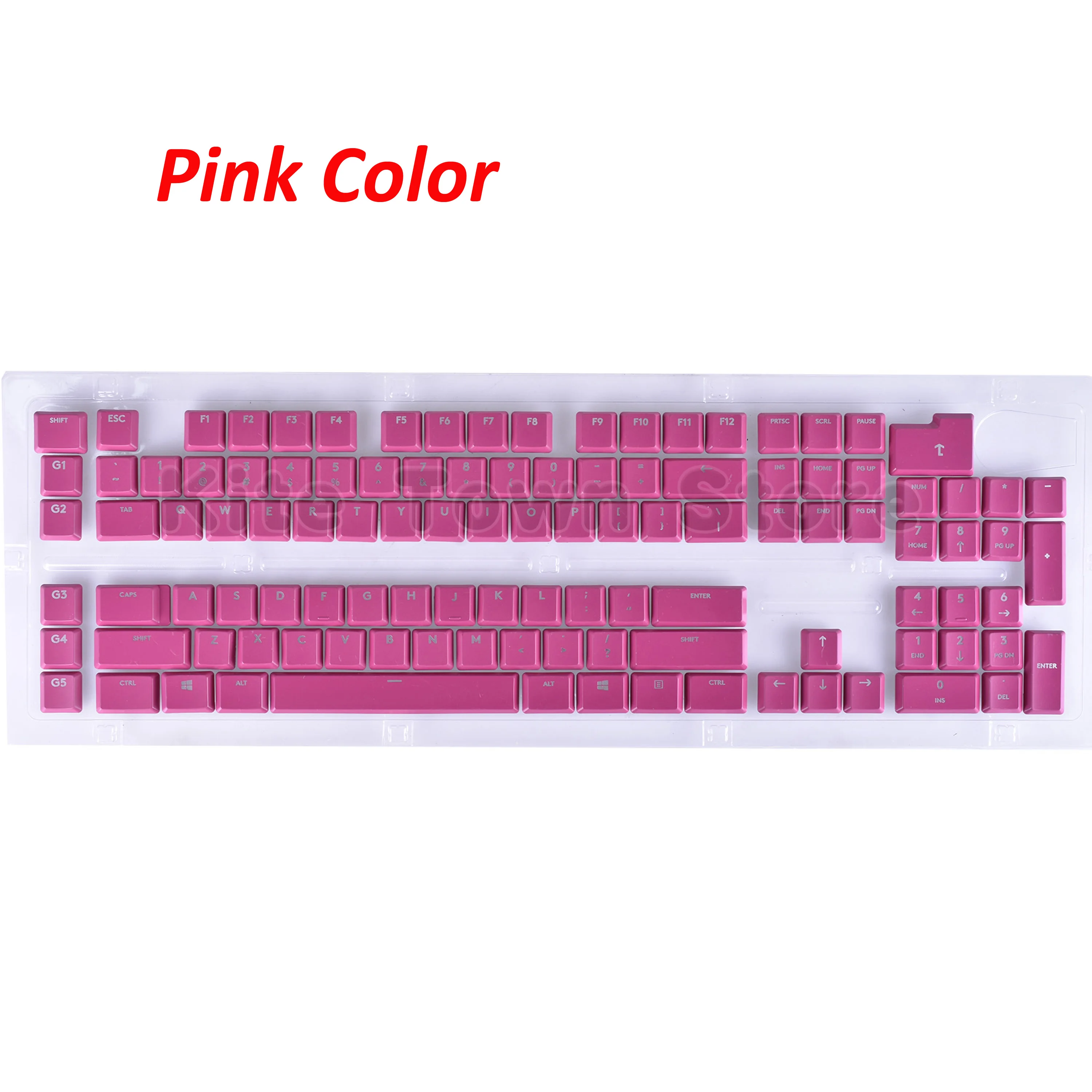 6 Color DIY Keycaps 109pcs + 2pcs Key Caps for Logitech G813 G913 G815 G915 Wireless RGB TKL Keyboard US / UK Version