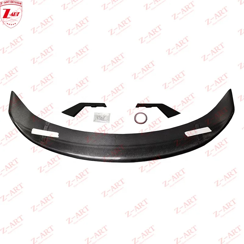Z-ART Carbon Fiber Rear Trunk Wing Tail Wing Spoiler for Porsche All New Taycan Exterior Parts
