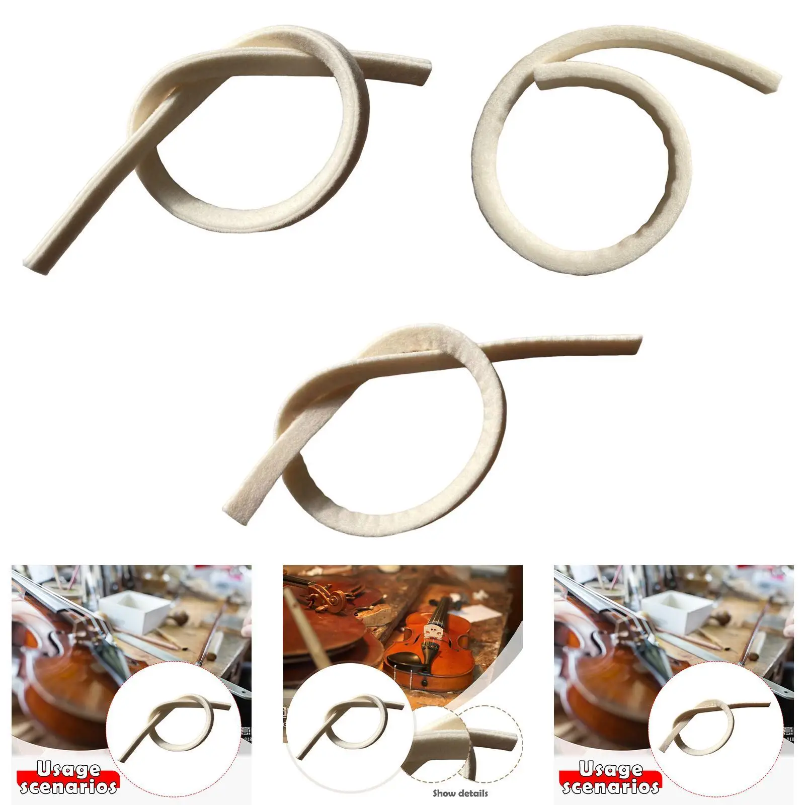 Accessorio per cinghia smorzatore per pianoforte, creativo per un accordatura accurato, consistenza morbida, suono