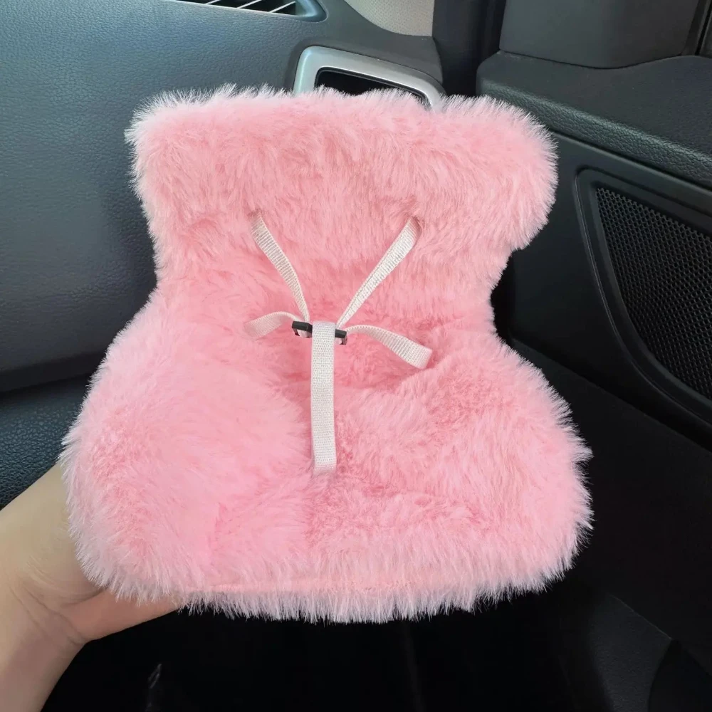 

Автомобильное сиденье для куклы, плюшевое сиденье Kawaii, одежда для украшения воздушной ароматерапии для всех кукол 18 см