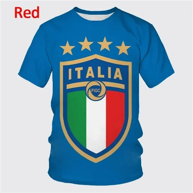 Italy Barcelona Football Jersey 23/24 Personality Soccer Uniform Casual T-shirt Fashion Hip Hop New Unisex Top Summer T-shirts