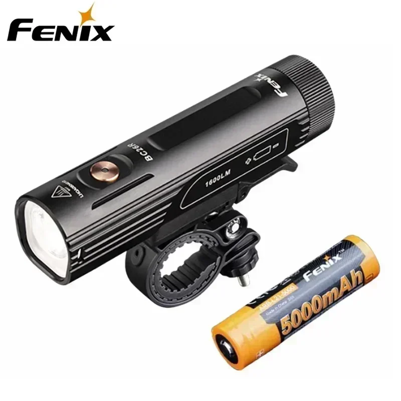 FENIX BC26R 1600 lumens Rechargeable Bicycle Light Flashlight Included a 5000mAh Li-ion battery