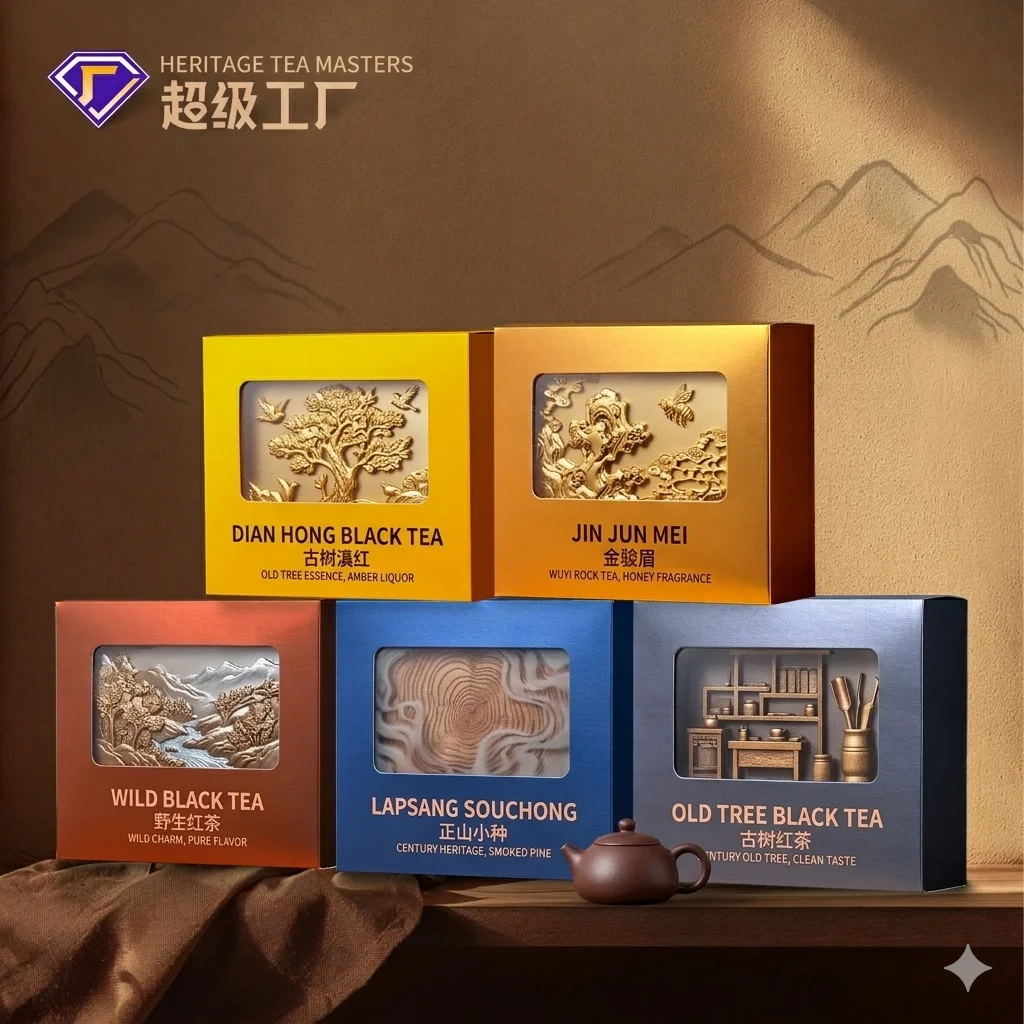 

Classic Famous Chinese Tea — 60g Gift Pack (Individually Wrapped) | Vacuum-Sealed Recyclable Aluminum Foil Pouches Droshipping