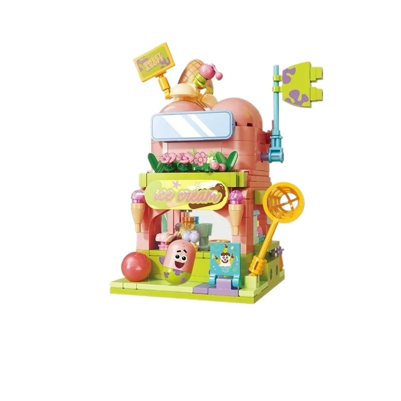 

SEMBO BLOCK SpongeBob SquarePants Educational Building Blocks Puzzle Toys Decorations Ideal for Girls as Birthday Gifts