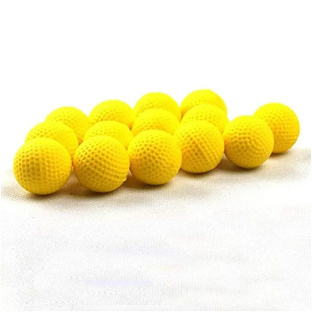 SOTYellow PU Bullet Nerf Rival Refill Darts Toy Gun Round Bullets Toy Gun Ball Dart for Nerf Rival Apollo Zeus Gun 25/50/100pcs
