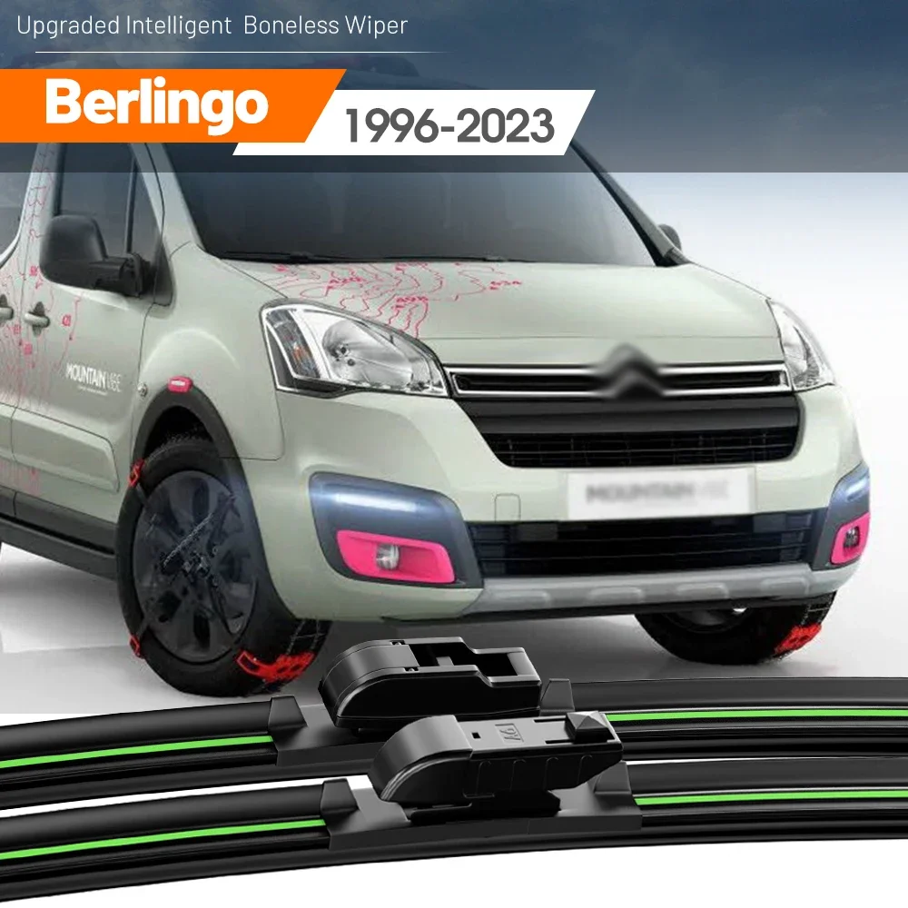 

2x For Citroen Berlingo 1996-2023 Front Windshield Wiper Blades 2004 2007 2010 2011 2018 2019 2020 Windscreen Window Accessories