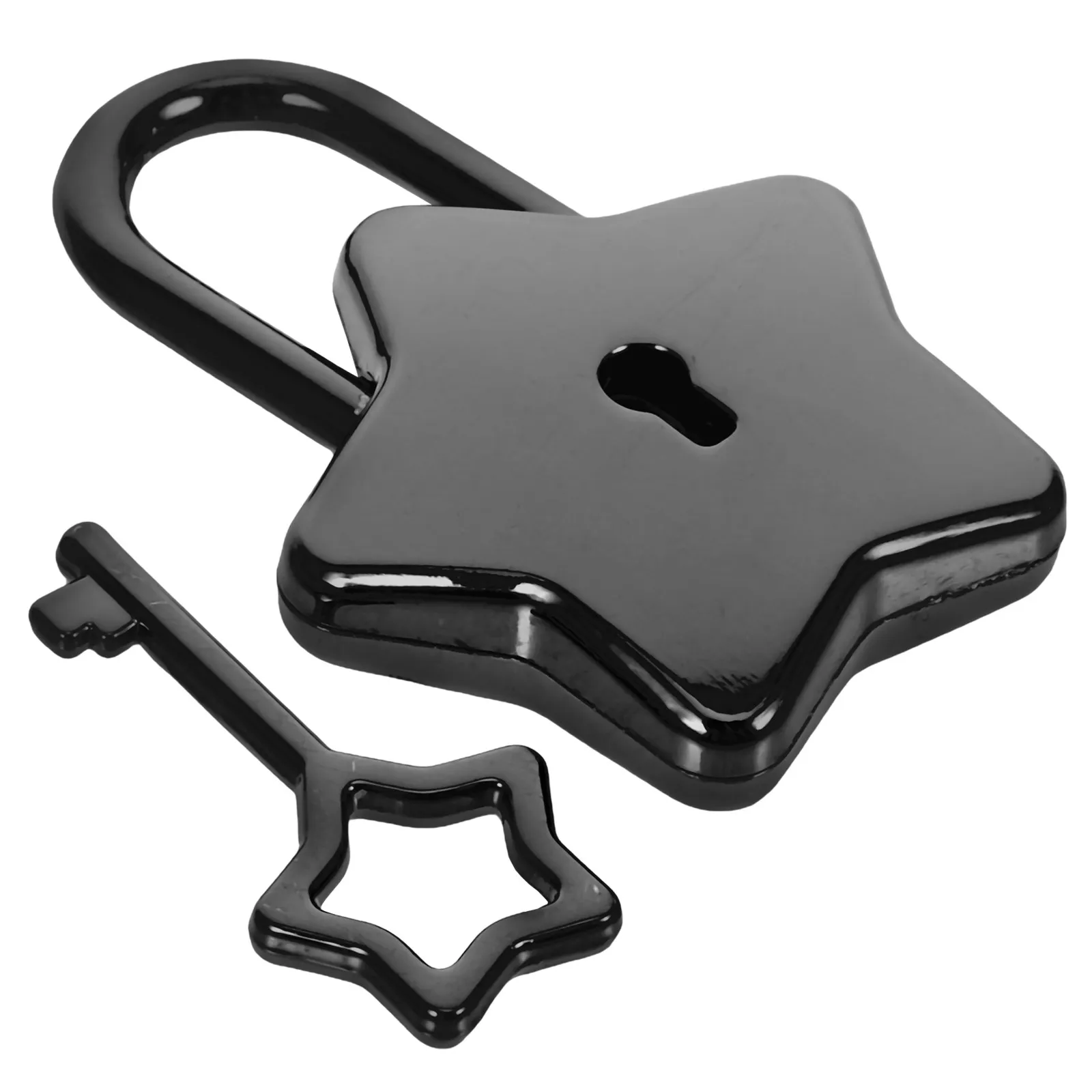 

Small Star Shaped Padlock for Notebook Diary Jewelry Box Suitcase Luggage Zinc Alloy Mini Security Lock Luggage Lock