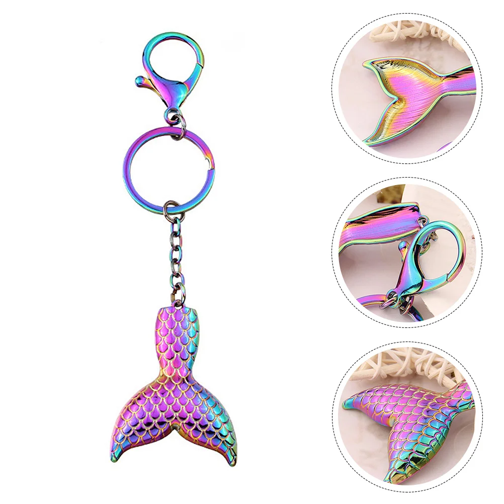 Llavero de sirena, colgante, bolso de mano, adorno, soporte de moda, aleación, Adorable Miss Tail