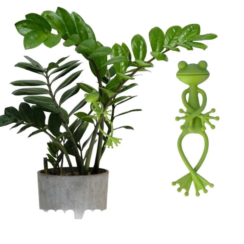 1/2/3/4/5PCS Frog Plant Stand Tomato Plant Support for Plants Gardening Holder Plant Climbing Fixture Clips Garden Supplies