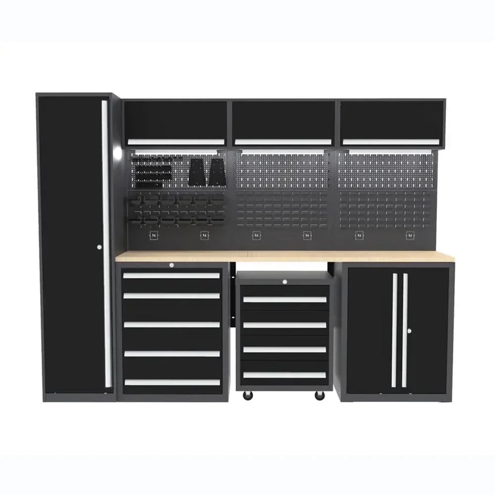 Modular Garage Tools Cabinet Hardware Work Table for Tool Storage Customized Stainless Steel Combination Cabinet