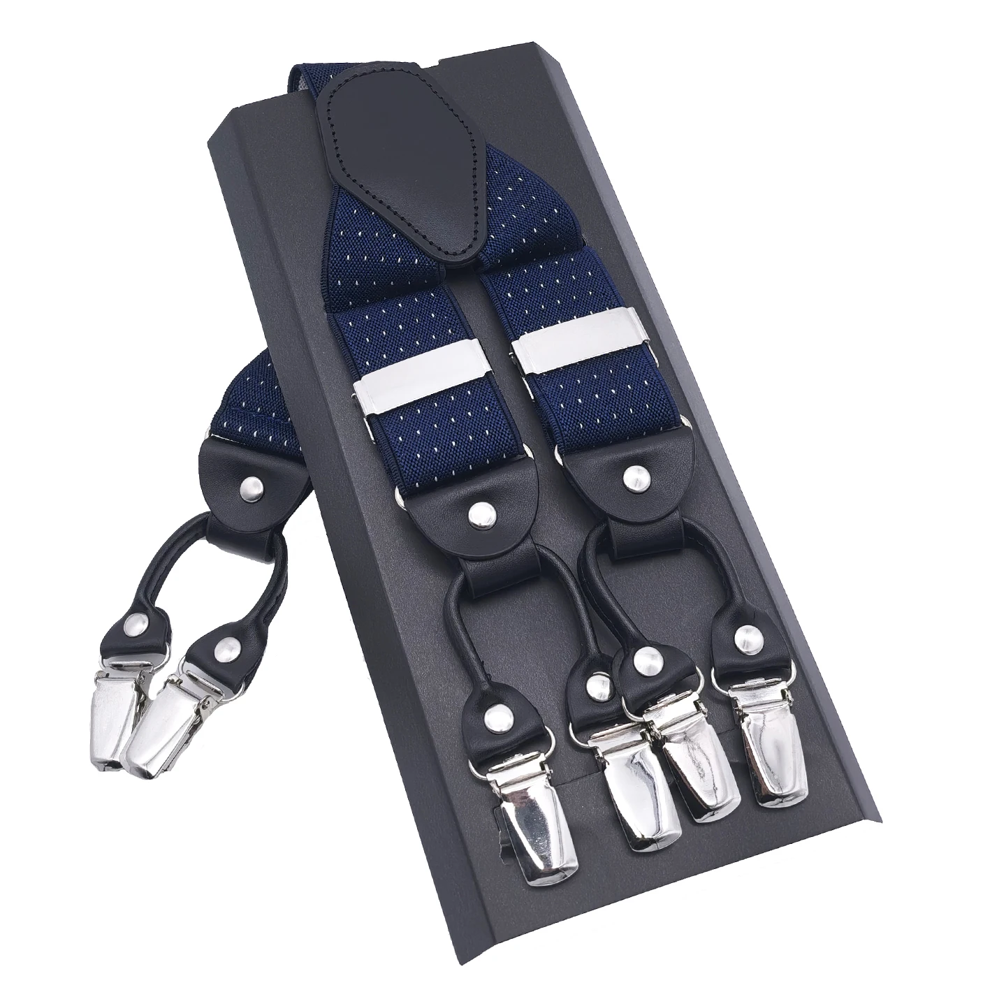 Мужские подтяжки из черной кож – обзор и цена Suspenders Clip Men