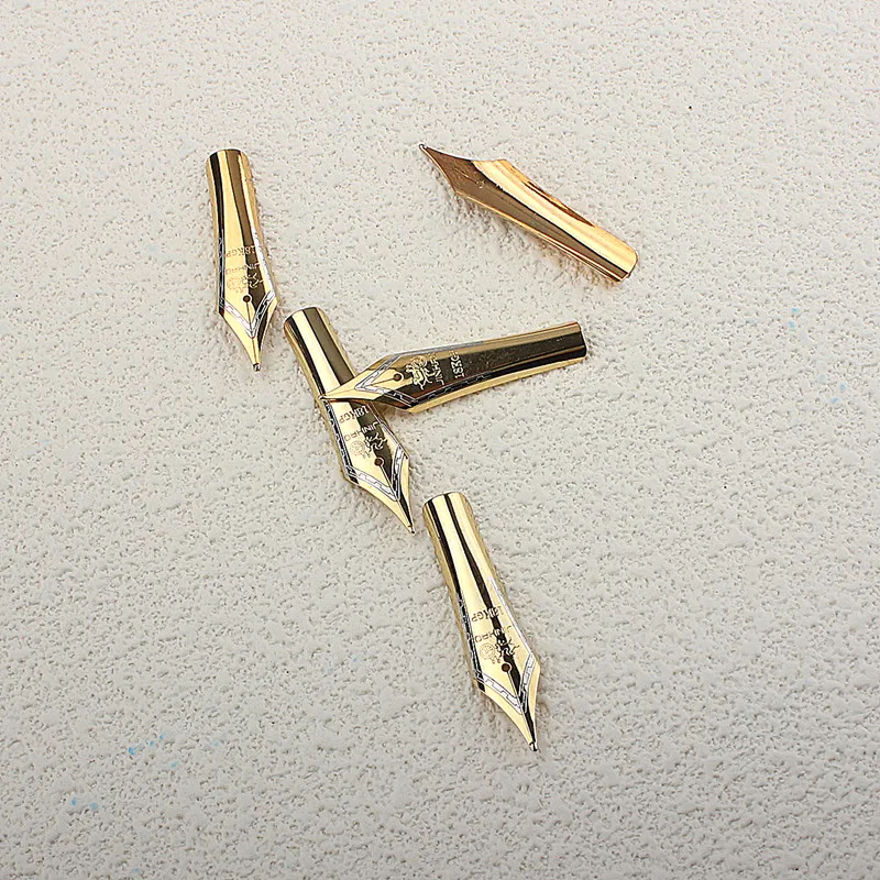 Jinhao Médio Gold Tip Nib Fountain Pen, Canetas de Tinta para a Escola Estudante, Papelaria de Escritório, Alta Qualidade, X450, 2Pcs