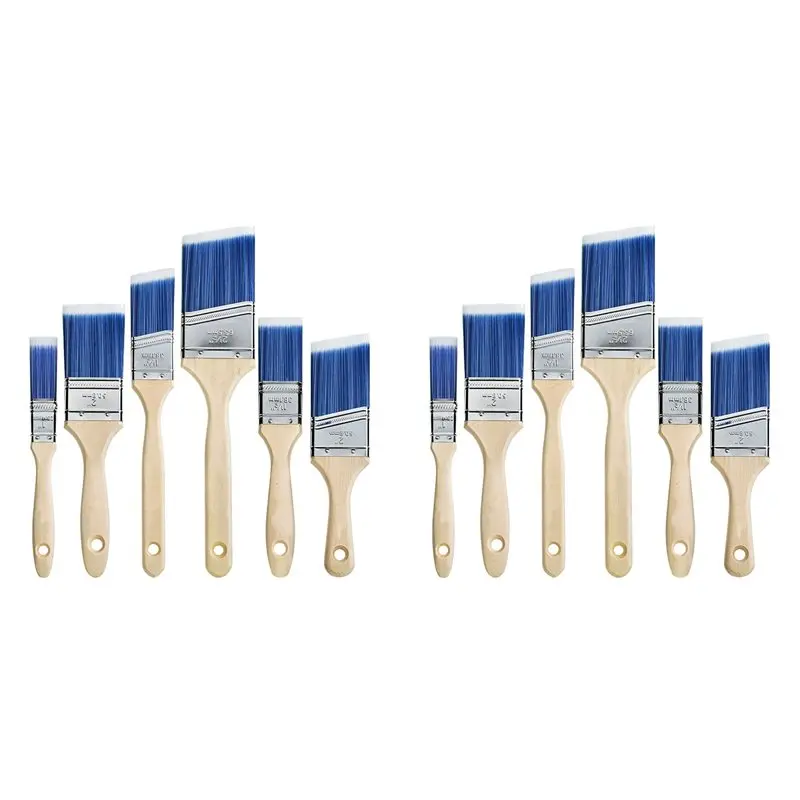 

12 упаковок кистей для стен, кисть для пятен, кисть для рисования, кисть для рисования мебели, кисти для рисования стен