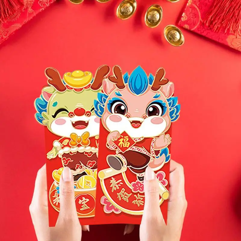 6 шт., конверт с рисунком дракона