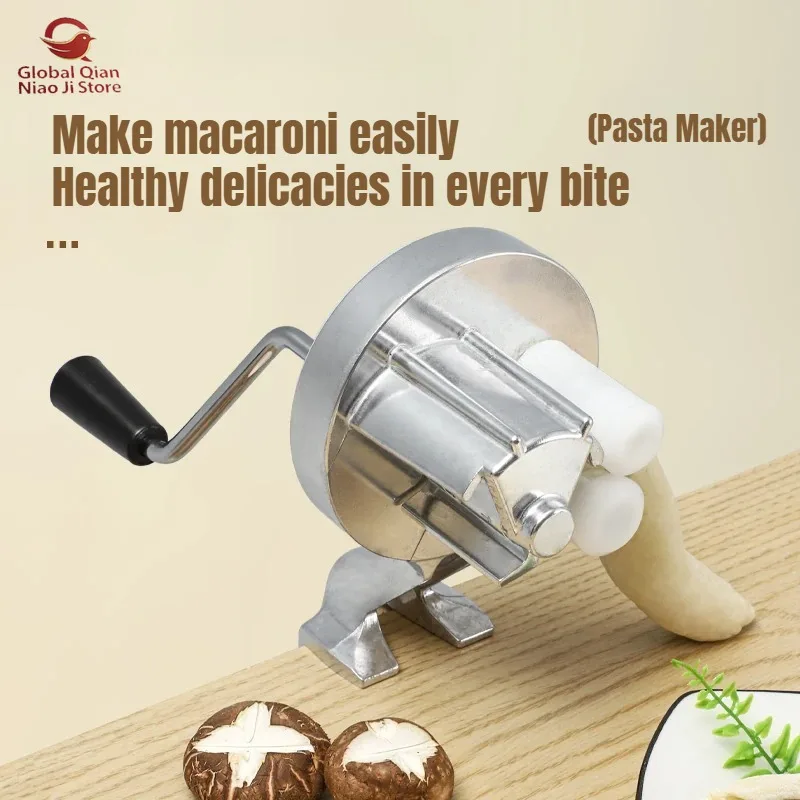 Manual Noodle Maker, Pasta Machine, Household Dough Press, Hand-cranked Pasta Roller, Macaroni Maker