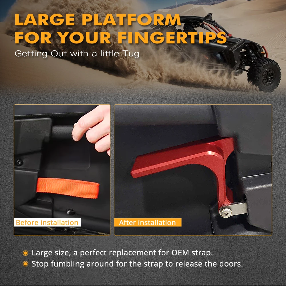 NICECNC For CAN AM X3 Door Handle Sets For Can-Am Maverick X3 4x4 XMR XRC Turbo DPS 2017-2022 Aluminum UTV Accessories image 3