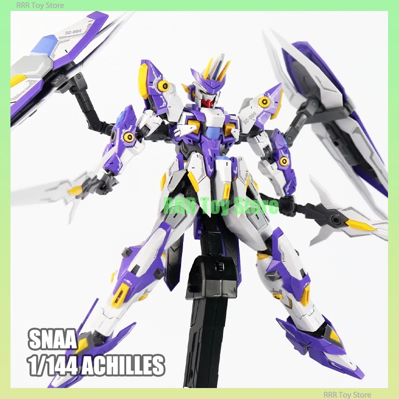 In Stock SNAA HG 1/144 ACHILLES Model Kit SC-004 Aegis Knight Collection Action Figure Robot Plastic Model Kits Hobby Kids Toy