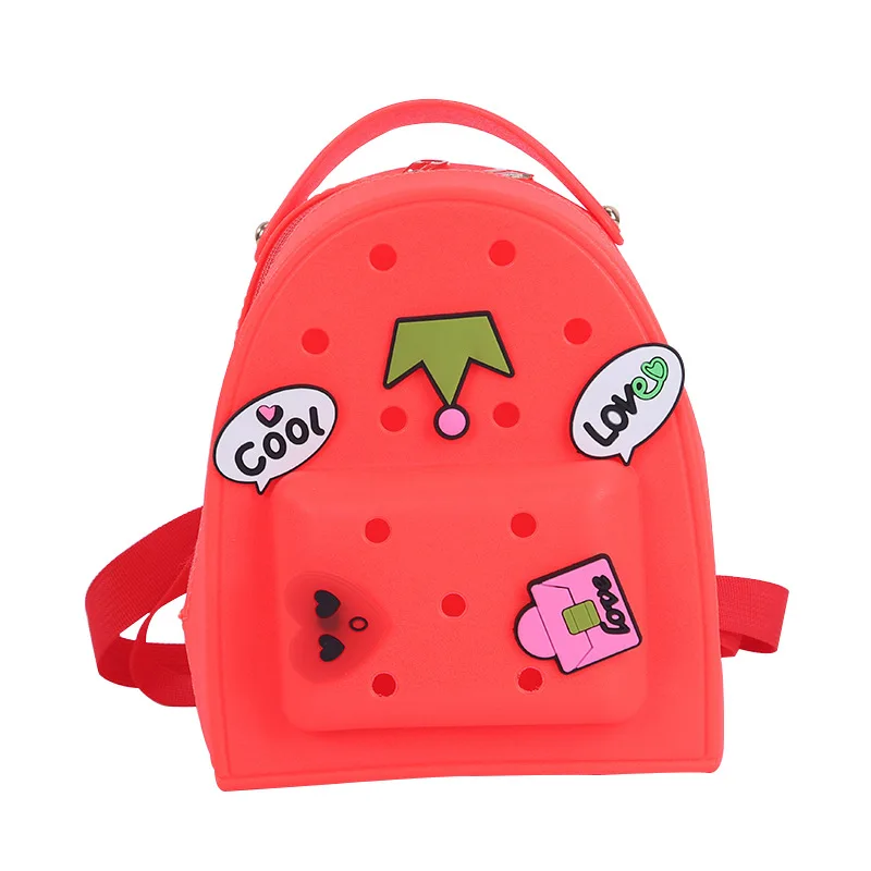 DIY Cartoon Children's Backpack School Bags Silica Gel Back Pack Mochila Escolar Infantil Plecak School Bag Kids Zaino Cartable