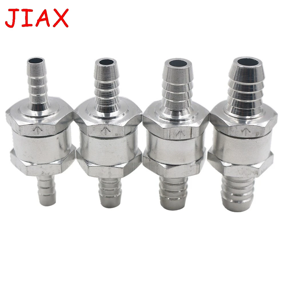 Diesel Fuel Line Non Return One Way Check Valve Aluminium Black 4 6 8 10 12mm Car Fuel System Accessories Tools
