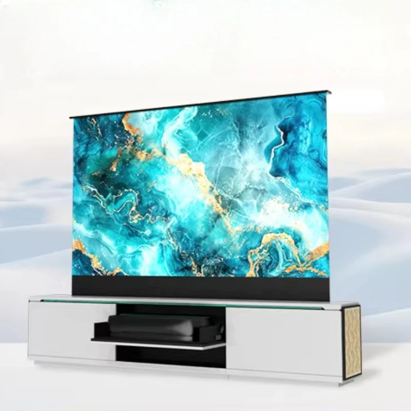 Design Storage Luxury Tv Cabinet Oak Shelf Unique Modern Living Room Tv Cabinet Solid Space Black Muebles De Salon Furniture
