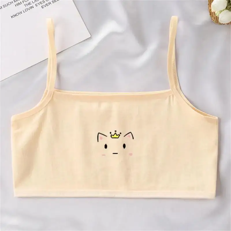 

Girl' Underwear Vest Wear Girl 12 Years Old 13 Children 10 Primary School Girl Summer Thin Bra Suitable For Children To Wear