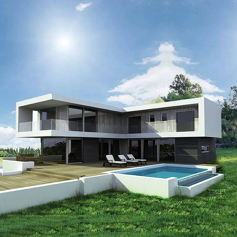 Modern Structural Light Steel Prefab Villa System with Fast Install for Apartment Bathroom Solutions for Developers Contractors