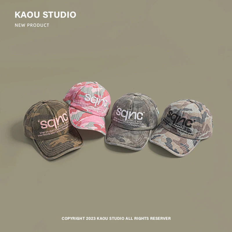 Peaked cap trend versatile new spring and autumn letter embroidery baseball cap men 2