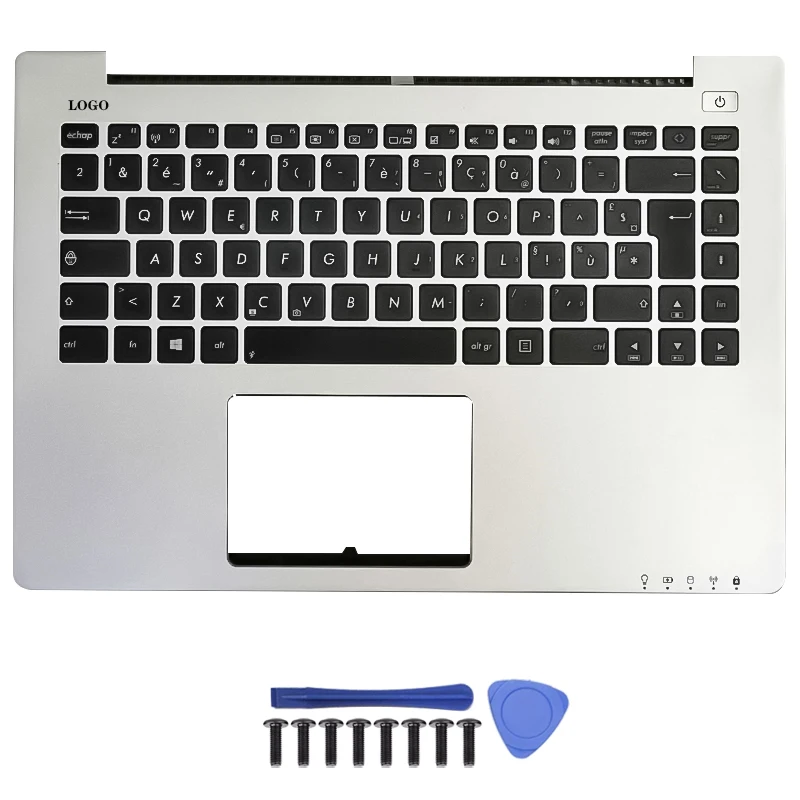 

Новый чехол для ноутбука Asus S400 S400C S400CA, верхний чехол с упором для рук, серебряные аксессуары для ноутбука