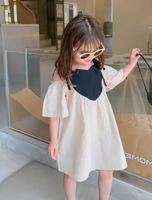

Kids Clothes Lovely Dress Girls Sweet Princess Short Beautiful Dress Children's Dress