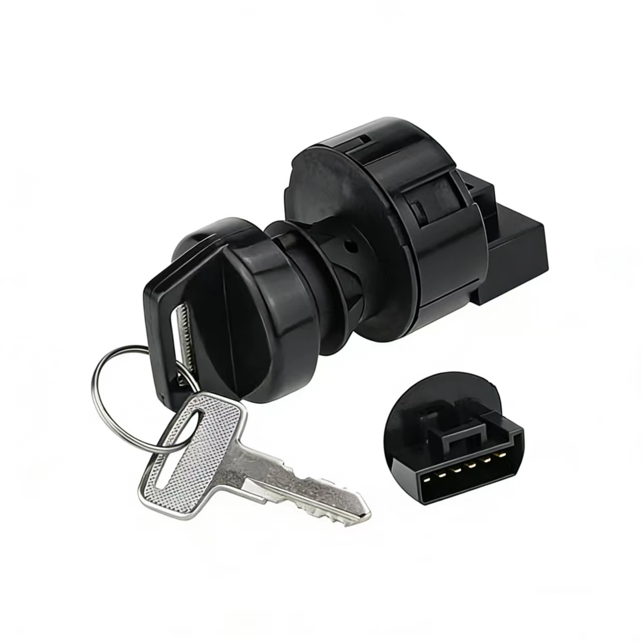 Ignition Key Switch 2 Position 6 PIN Replace OEM 4011002 Fit for Polaris Ranger ATV
