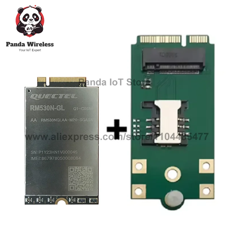 Free ship Quectel l RM530N-GL RM530NGLAA-M20-SGASA coverage Module for Sub-6 GHz M.2 Applications with kits for Europe EMEA/APAC