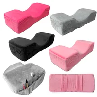 Almohada profesional para pestañas, soporte para el cuello, almohada para pestañas, elevador de pestañas, cojín de espuma viscoelástica suave, almohada para extensión de pestañas para salón de belleza