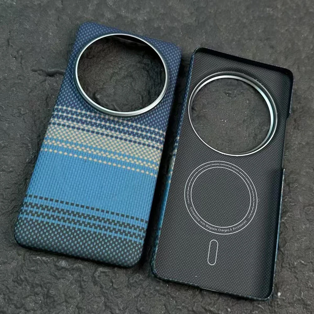

Magnetic Aramid Carbon Fiber Phone Case for Xiaomi Mi 15 Ultra for Magsafe Case Real Carbon Fiber Cover for xiaomi 15 Ultra Case