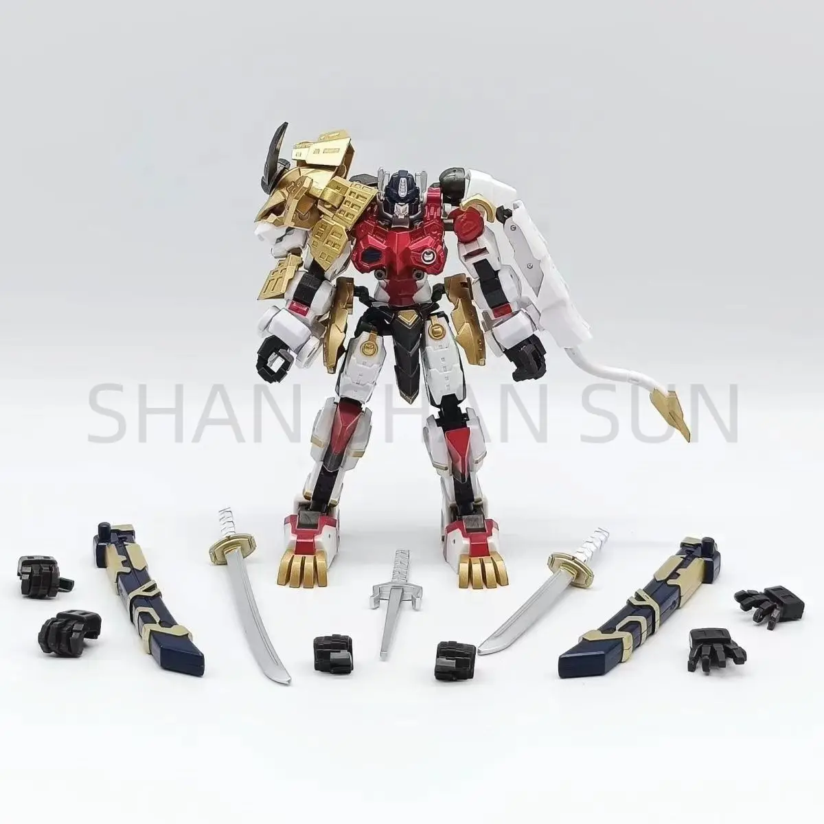 [NEW] Transformation CD-01 CD01 White LION FACE 12CM OP COMMANDER Lio Convoy Action Figure Original Box