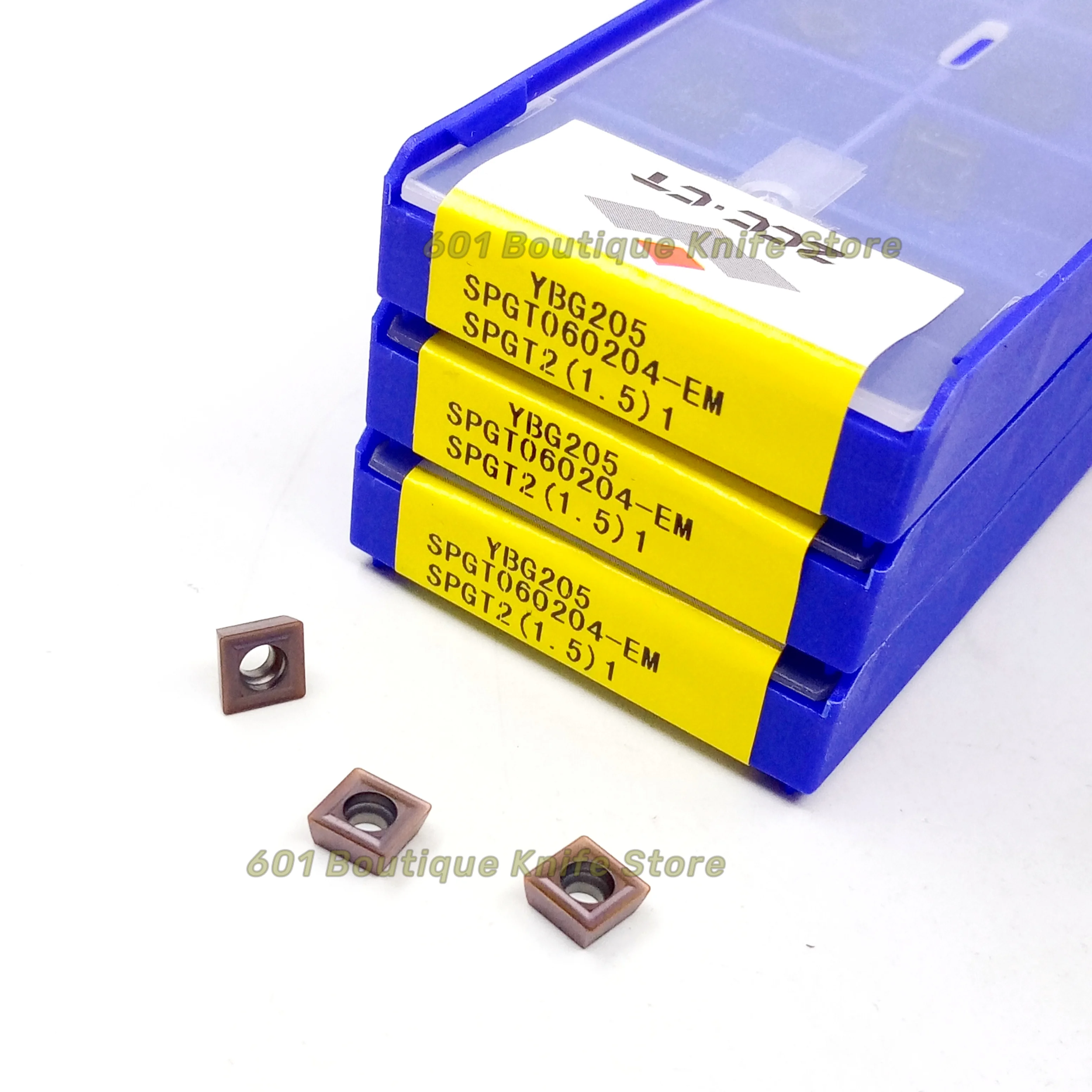 

ZCCCT SPGT060204-EM YBG212 YBG205 CNC Carbide Milling inserts Lathe Turning Blades Cutters