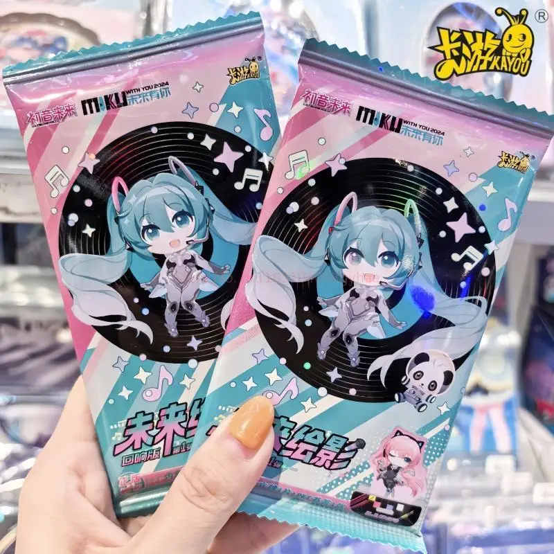 حقيقية KAYOU Hatsune Miku إعداد العلامة التجارية سيكون هناك 2024 الحفل الموسيقي في المستقبل الطرفية جمع بطاقة هدية مزخرفة