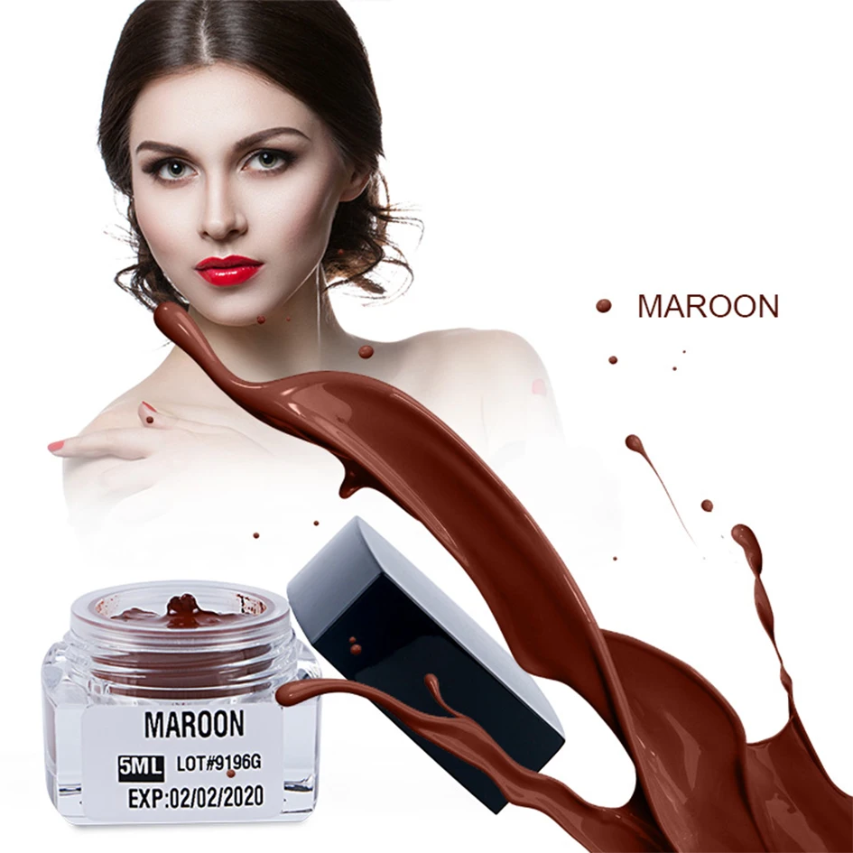 Lushcolor 2pc 5ML Tattoo Ink Microblading Permanent Makeup Cream Pigment for Eyebrow Lip 18 Colors 3D Manual Tattoo Ink Supplies - Image 4